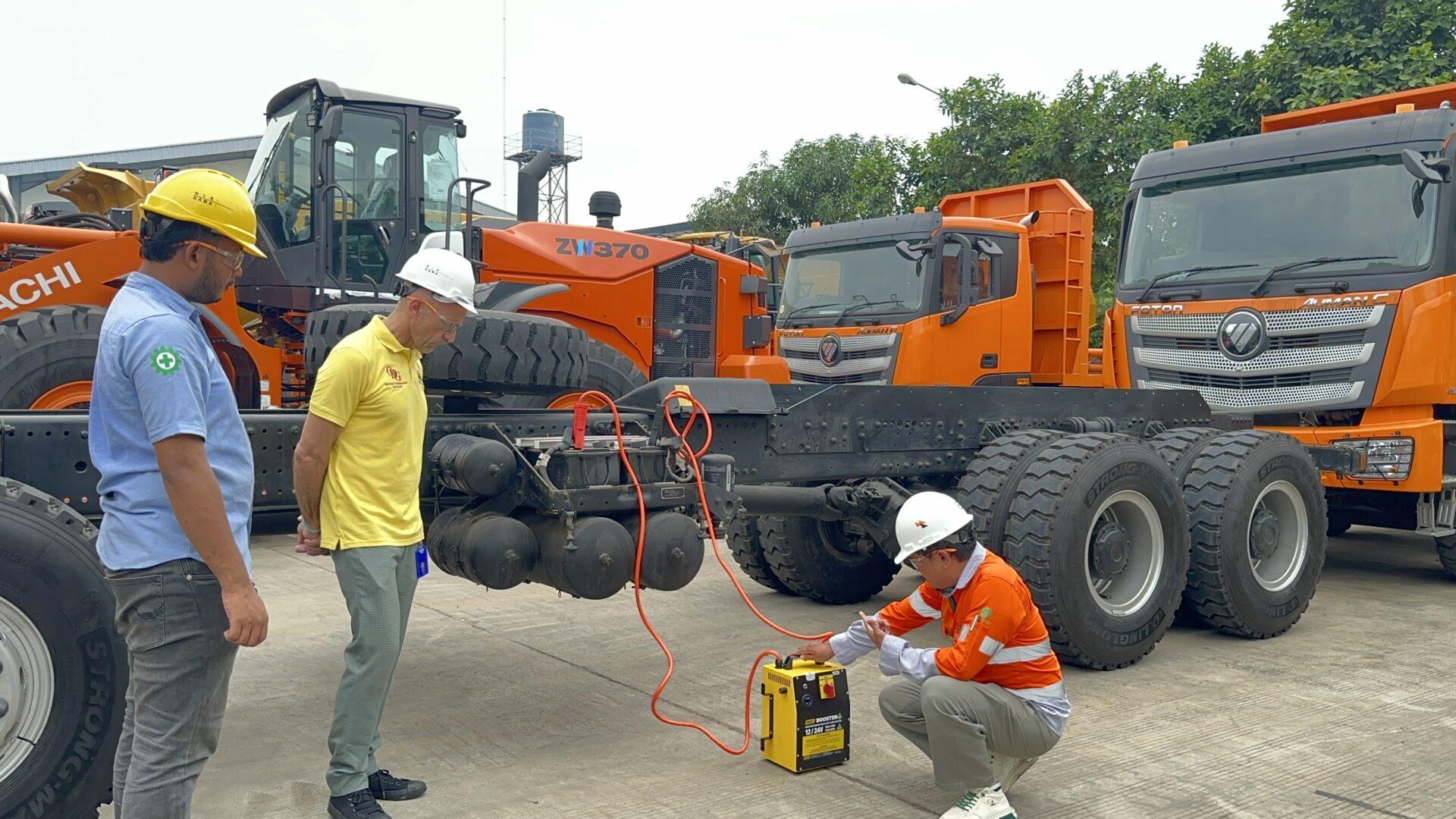 Demonstrasi Durts Pada Alat Berat