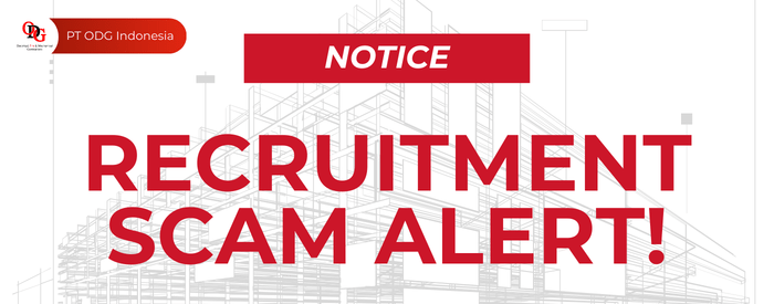 Beware of fake job alert from PT ODG Indonesia